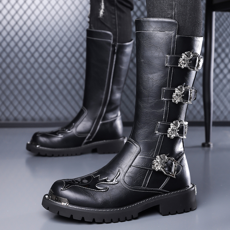 Leatherwork Designs - Sonbahar Yeni Tasarımcı Erkek Deri Uzun