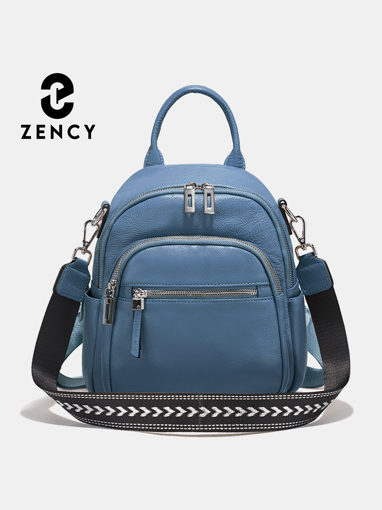 Leatherwork Designs - Zency Hakiki Deri Küçük Sırt Çantası