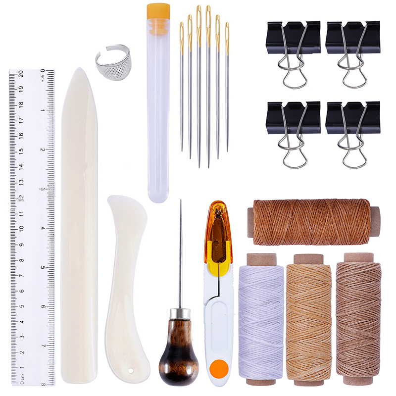Groover Stitching Tool - 25 Parça/Set Deri İşleme Dikiş Seti
