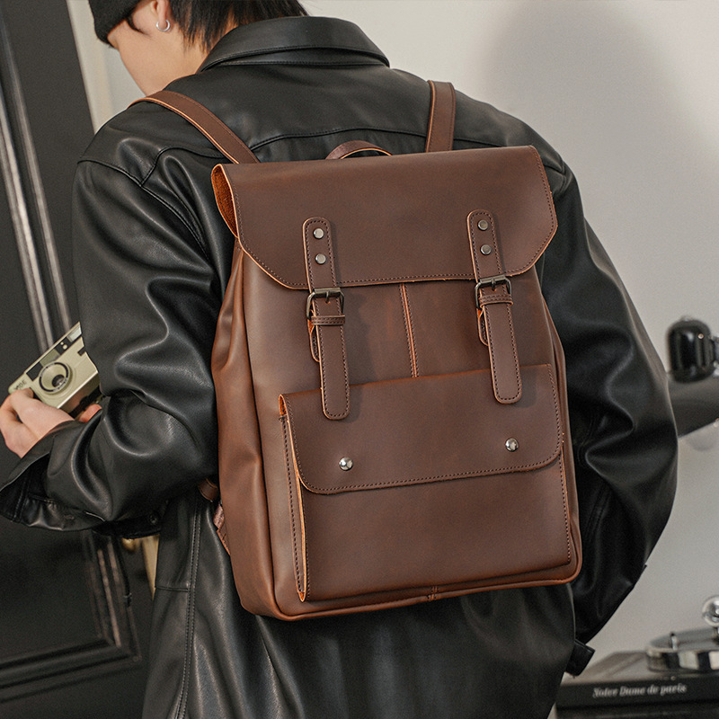 Vintage Erkek Deri Sırt Çantas - Leather Work Rucksack Mens incelemesi ve fiyatı