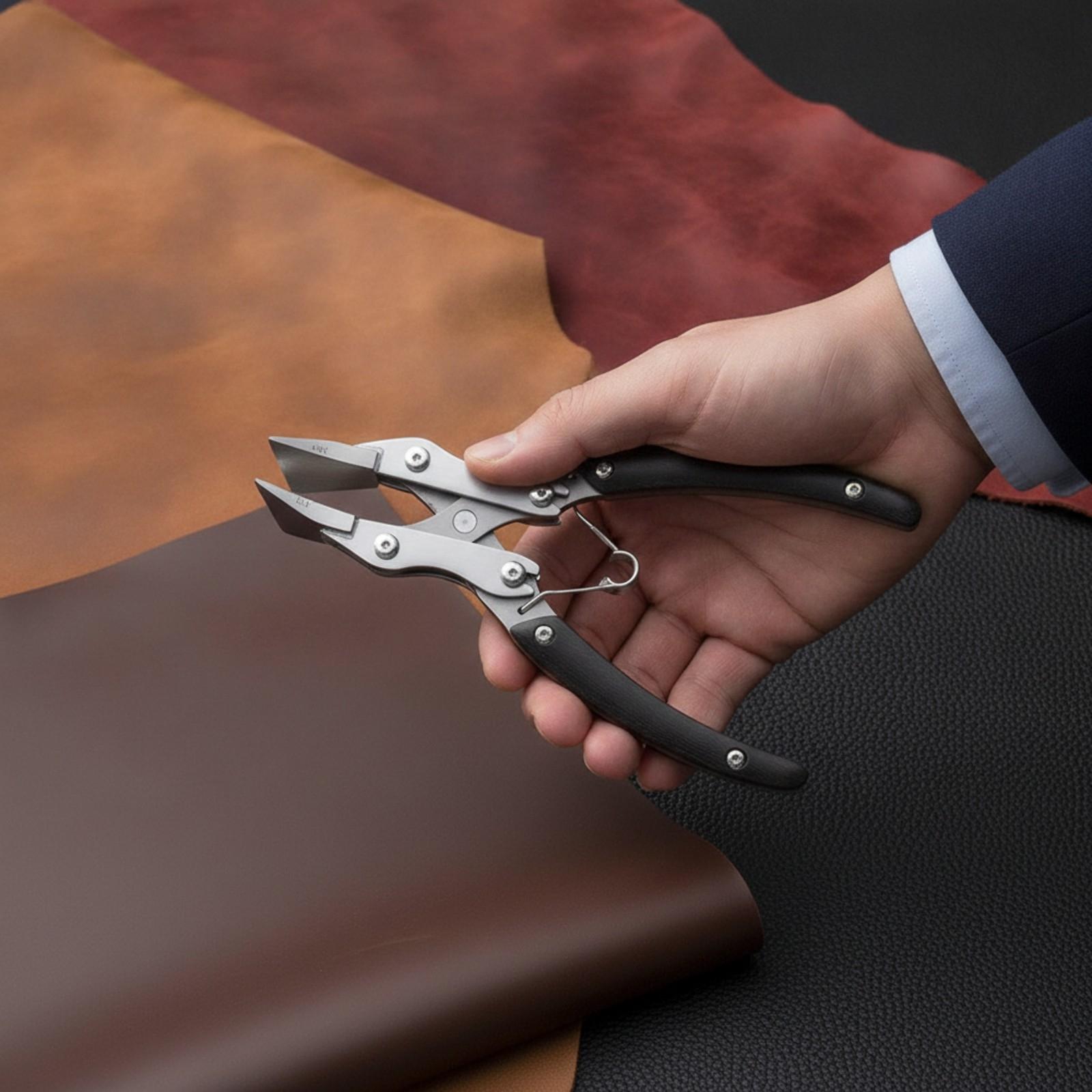 Düz Uçlu Pense, Geri Çekme Yay - Leatherwork Hand Press incelemesi ve fiyatı