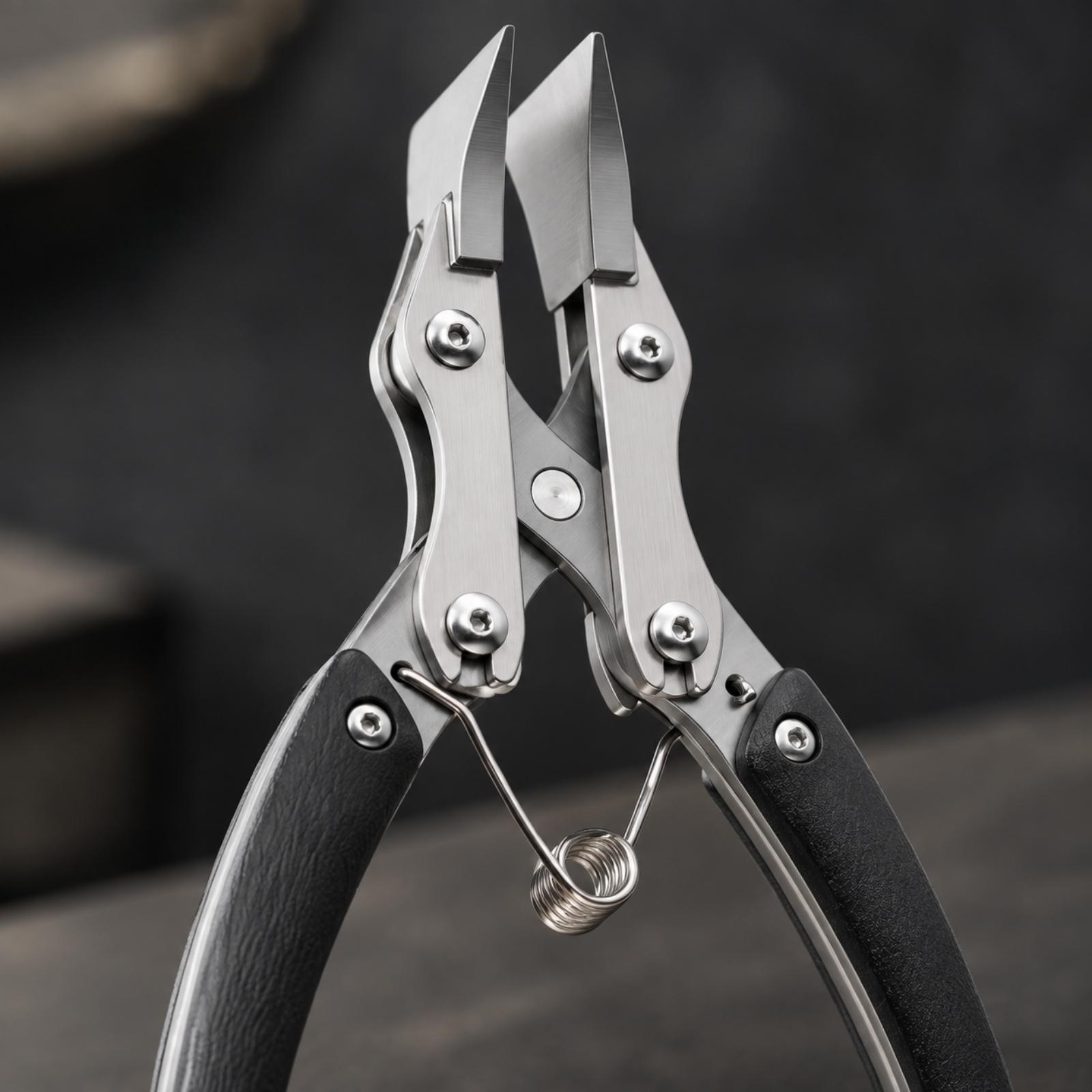 Düz Uçlu Pense, Geri Çekme Yay - Leatherwork Hand Press incelemesi ve fiyatı