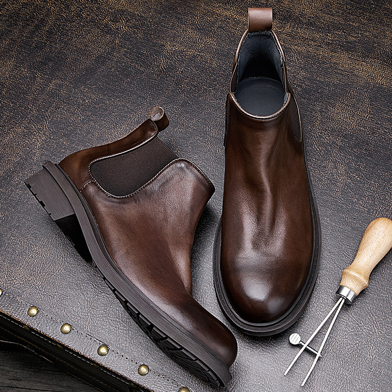 Erkek Sonbahar Motosiklet Botl - Leatherwork Designs incelemesi ve fiyatı