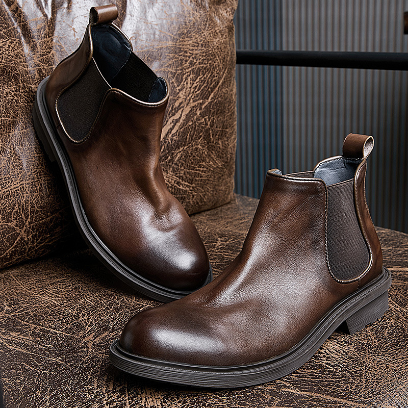 Erkek Sonbahar Motosiklet Botl - Leatherwork Designs incelemesi ve fiyatı