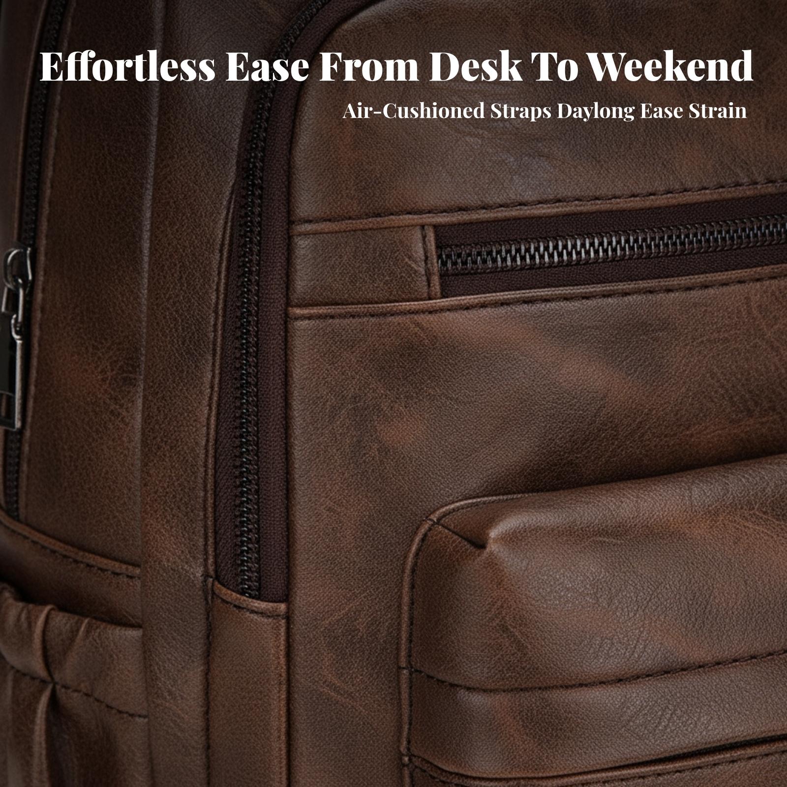 Su Geçirmez Erkek Sırt Çantası - Leather Work Rucksack Mens incelemesi ve fiyatı